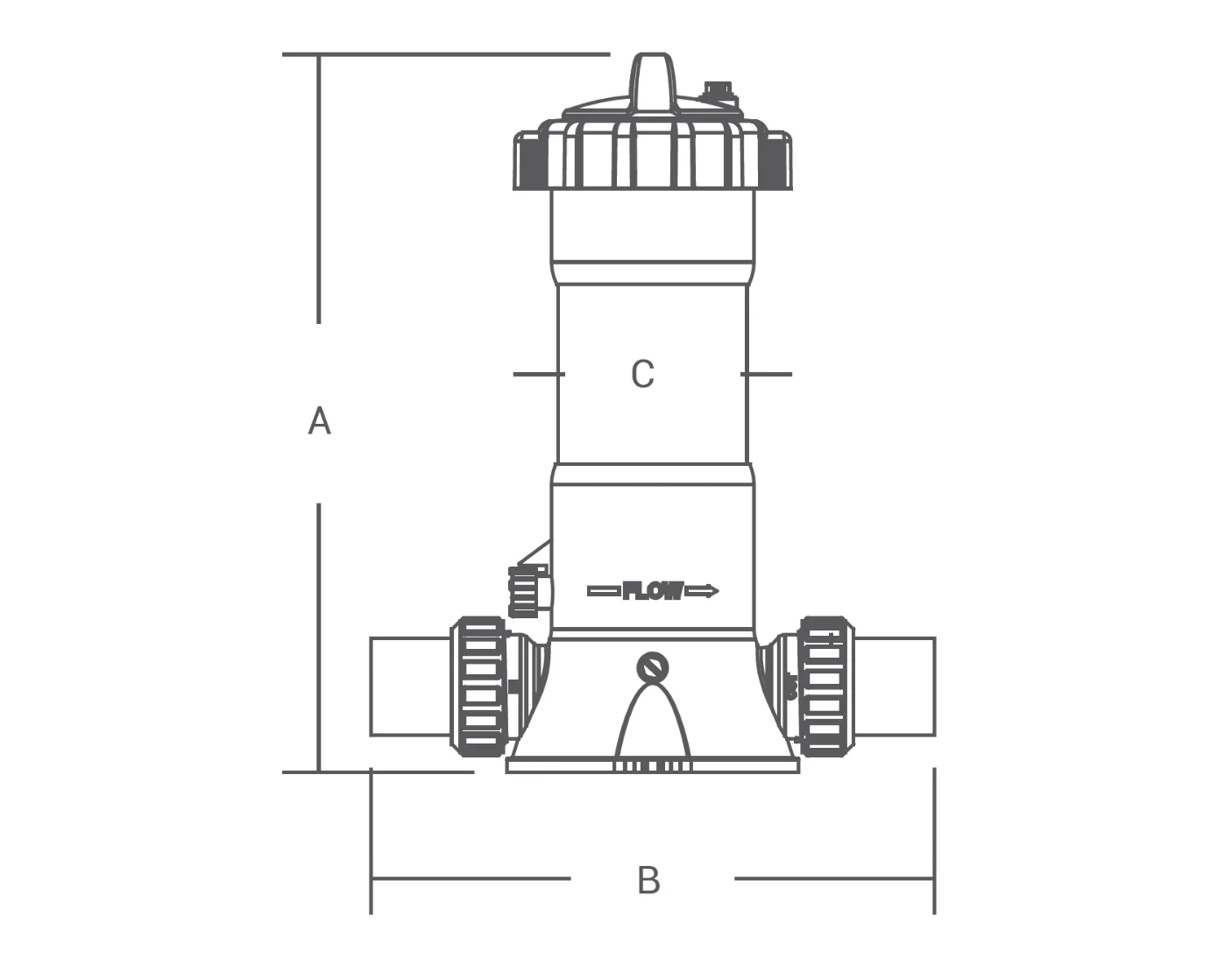 Dimensions du Distributeur de Chlore